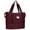 Red, variant on Travel Duffel Bag for Women Men Waterproof Carry On Expandable Duffle Tote Shoulder Weekender Overnight Bags w/ 3 Front Pocket/Wet Dry Pocket/Trolley Sleeve, Sport Dance Gym Luggage, Wine Red