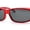 Red / Black, variant on Polarized 58mm Womens Rhinestone Trim Slim Fit Over Sunglasses Blue Black