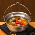 thumbnail image 3 of Portable Hanging Pot Camping Cookware For Outdoor Picnics Over Open Fire, 3 of 11