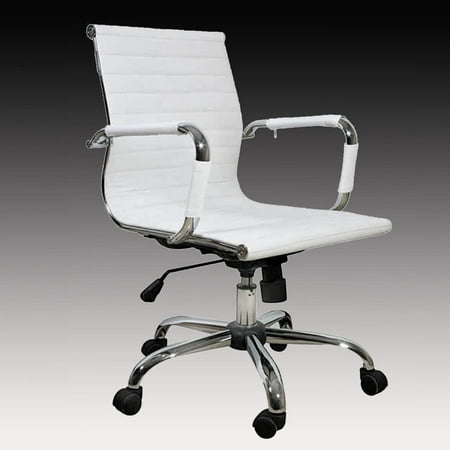 Buy Cheap Deck Chairs White Leather Office Chair,This luxury office chair, featuring a contemporary style with adjustable height, will bring a modern flavour to your business office. ()