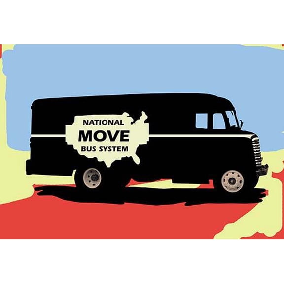 National Bus System Truck-Fine Art Canvas Print (20" x 30")