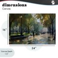 thumbnail image 4 of Stupell Industries Transitional Park Promenade on Rainy Day Canvas Art, 24 x 16, by Creative Studio, 4 of 8