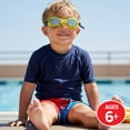 thumbnail image 3 of Aqua Dolfino Youth Tinted Swim Goggles with Silicone Strap and UV Protection for Children, Multi-Color (3 Pack), 3 of 10