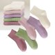 thumbnail image 5 of 5 pares de calcetines para niños pequeños, calcetines de algodón suave a media pantorrilla de color puro para otoño invierno M (13‑15 cm para 3‑5 años), 5 of 5