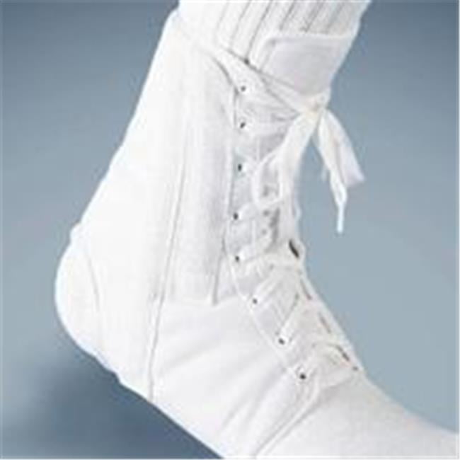 Fla 40-311LGSTD Canvas Lace-Up Ankle Brace, White, Large - Walmart.com