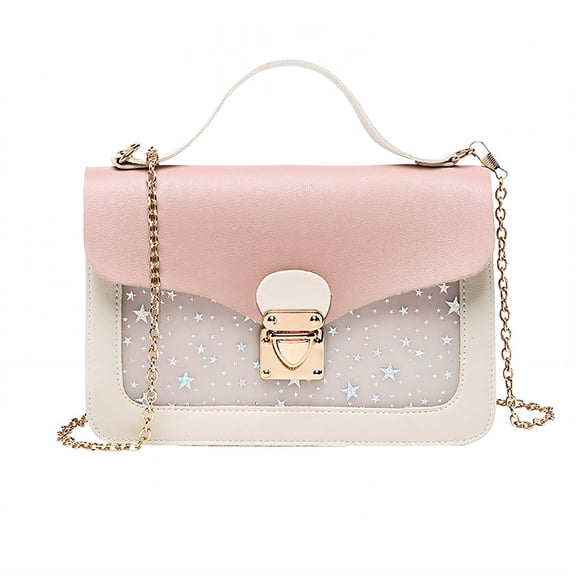 ELORIAH Small Crossbody Purse,Youthful Cross Body Purses for Women,Wear-Resistant Leather Purse,Pink