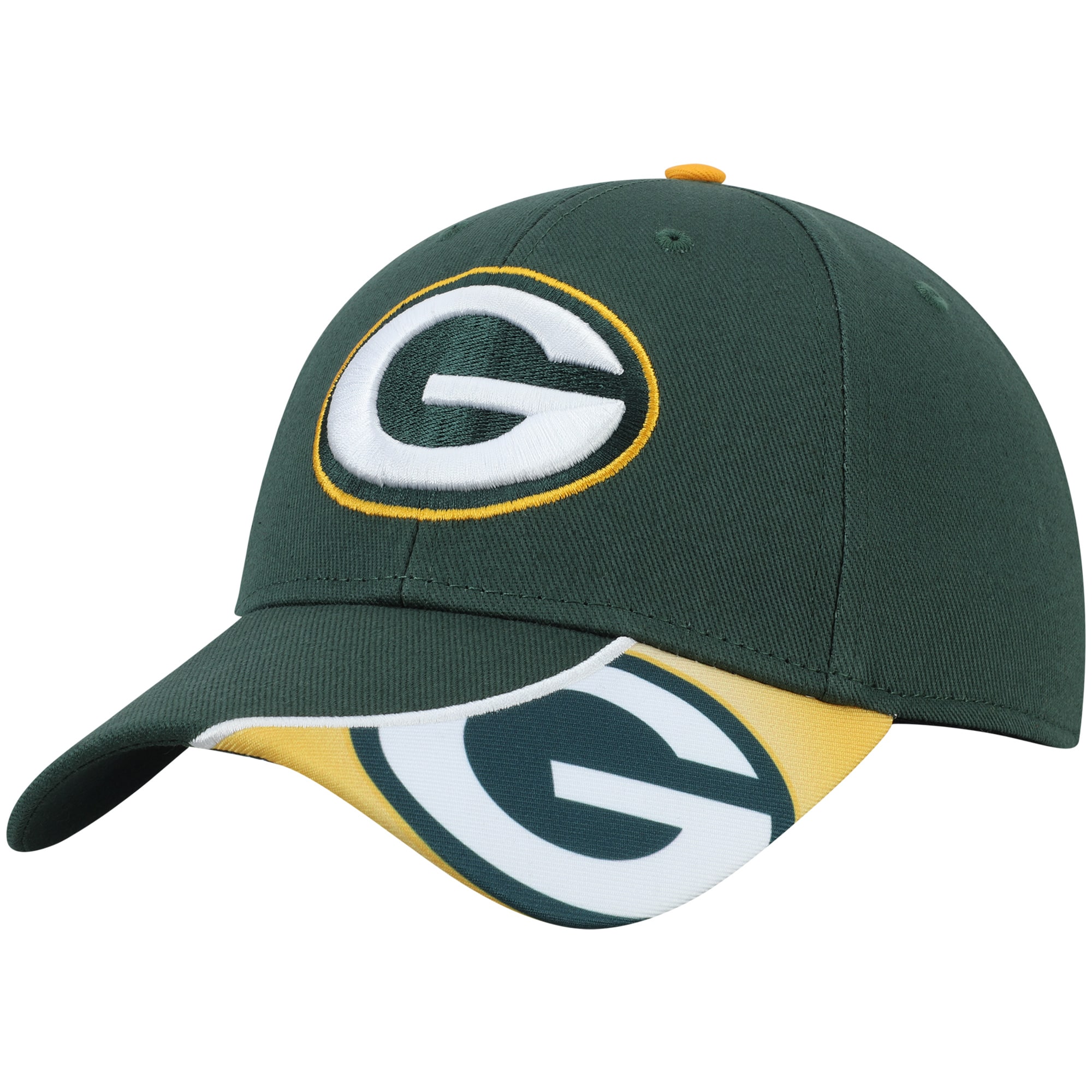 Men's Green Green Bay Packers Intervale Adjustable Hat ...