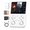 White, variant on RG 35XXPro Handheld Game Consoles Linux System Pocket Arcade Support 30+ Simulators WiFi Bluetooth HD Output Transparent Teal