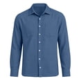 thumbnail image 5 of Trikvn Long Sleeve Shirts for Men Cotton Collared Button Down Casual Dress Shirts with Pockets Lightweight Breathable Tops for Beach Vacation Work, 5 of 8