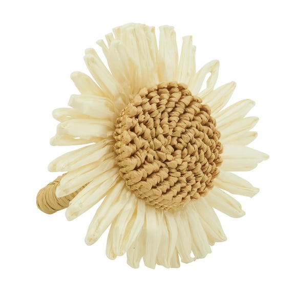 Saro Lifestyle Flower Design Napkin Ring (Set of 4)