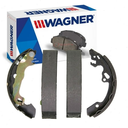 Wagner Rear Drum Brake Shoe compatible with Ford Focus 2000-2011