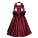 thumbnail image 3 of Vestido vintage medieval de retazos de encaje con mangas trompetas grandes baile de disfraces cosplay, 3 of 4