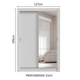 thumbnail image 3 of Ropero Closet Madesa Vivare Plus 2 Puertas 1 Espejo BB, 3 of 5