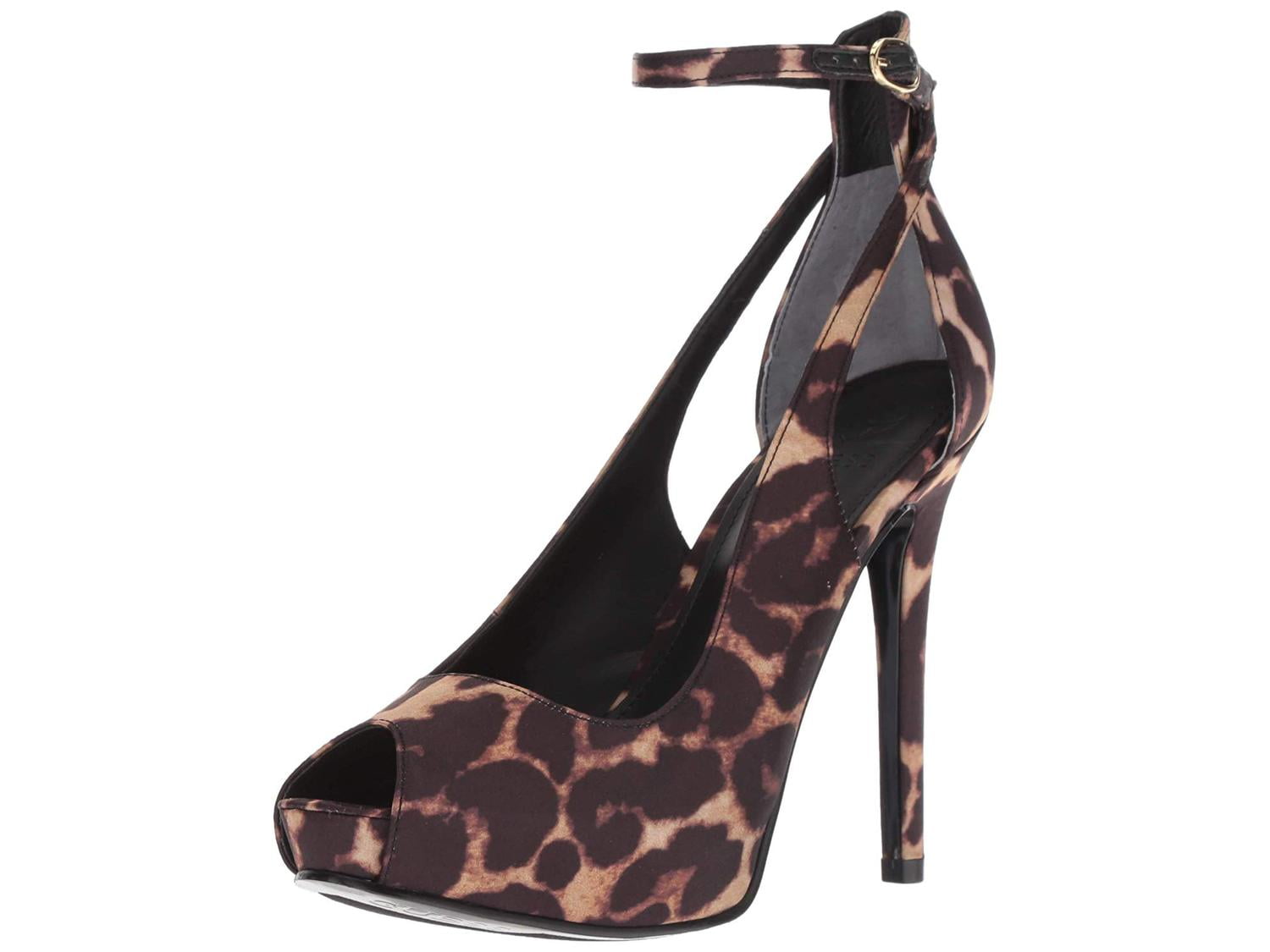 guess alysa peep toe booties