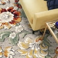 thumbnail image 3 of Simply Southern Cottage Franklin Floral 2' X 8' Dark Grey Runner Rug, 3 of 9