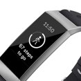 thumbnail image 2 of serony Bracelet de Remplacement pour Fitbit Charge 3 en Cuir Style Creux Bracelet Réglable, 2 of 9