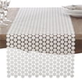 thumbnail image 1 of Saro Lifestyle 9271.I16120B Delicate Openwork Lace Table Runner, White, 1 of 1