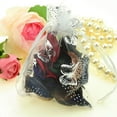 thumbnail image 4 of 100 bolsas de organza con forma de mariposa de 9 x 12 cm para regalo de joyería, dulces, bolsas con cordón para recuerdos de boda, color blanco, 4 of 6