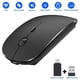 thumbnail image 1 of Mouse inalámbrico XeGe Slim receptor USB-C recargable -Negro, 1 of 4