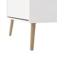 thumbnail image 6 of Pemberly Row Contemporary Shoe Cabinet with 3 Storage Drawers in White, 6 of 13