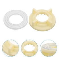 LOLIPPYY 10 Sets Light Yellow Plastic Kitchen Sink Mounting Nuts Accessories for Home Use and Homeowners