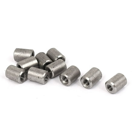 - Uxcell M3 304 Stainless Steel Threaded Sleeve Rod Bar Stud Round Connector Nuts (10-pack)