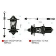 thumbnail image 4 of TANKE Mountain Bike Hub Set MTB Front & Rear 32/36 Holes 6 Bearings Quick Release for Cycling, 4 of 7