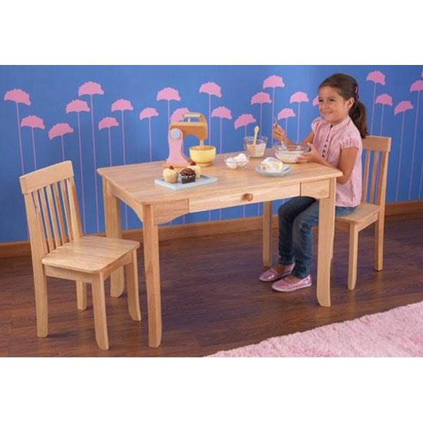 Avalon Table And Chair Set Natural Walmart Com Walmart Com