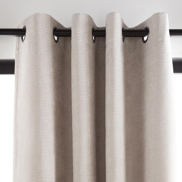 Bouclair Light Beige Milou Blackout Curtain 54x84 in (137x213 cm)