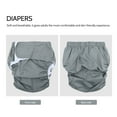 thumbnail image 3 of KAKOWELY 1pc Reusable Cloth Diaper For Adults High Absorption Nappy With Soft Breathable Padding Fits Waist For Elderly, 3 of 7
