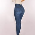 thumbnail image 4 of Fnochy Womens Classic High Waisted Skinny Stretch Butt Lifting Jeans Slim Fit Denim Pants, 4 of 5