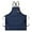 Darkblue, variant on Chef Apron Medium-Thick Cotton Canvas,Cross Back with Multiple Pockets Adjustable Work Apron for Men and Women (Black)