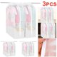 thumbnail image 1 of Fundas A Prueba Polvo Cubierta Antipolvo Transparente Portátil para Ropa (L) 6 Uds., 1 of 9