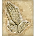 thumbnail image 2 of Bolokofsky, Ronald 12x13 White Modern Wood Framed Museum Art Print Titled - Pray For Us All, 2 of 4
