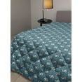 thumbnail image 2 of Abstract Down Alternative Comforter, Retro Intricate Circles in Pastel Tones, Microfiber Quilt for All Season, 5 Sizes, Seafoam Umber, by Ambesonne, 2 of 3
