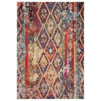 SAFAVIEH Monaco Marisa Southwestern Area Rug, Purple/Orange, 5'1" x 7'7"