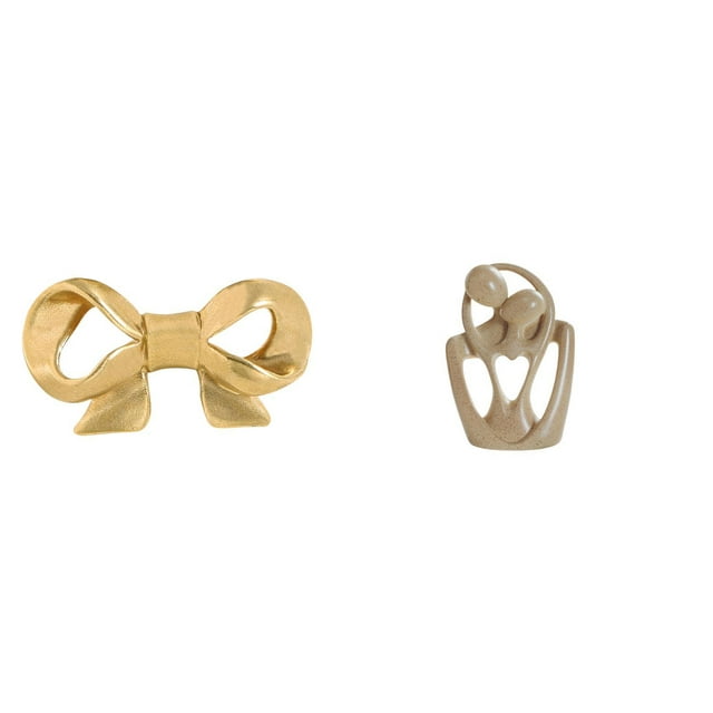 Asa de mueble,Tirador de latón con forma de lazo para muebles o armario,Tirador de puerta de armario con forma de arco,tirador de cajón de cocina,Estatua abstracta,Estatua