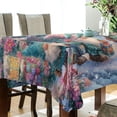 thumbnail image 3 of Qxltty Cute Christmas Gnomes Square Tablecloth 54×72in Thick Wrinkle Resistant Heat Proof Durable Table Cover for Dining Table, 3 of 9