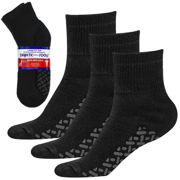 Debra Weitzner NonBinding Loose Fit Sock NonSlip Diabetic Socks for Men and Women Ankle 3