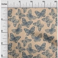 thumbnail image 2 of oneOone Cotton Jersey Peach Fabric Butterflies Quilting Supplies Print Sewing Fabric By The Yard 58 Inch Wide-XY, 2 of 6