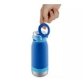 thumbnail image 5 of Ello New Ello Emma Vacuum Insulated Stainless Steel Kids Water Bottle with , 14oz, touchdown blue, 5 of 6