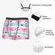 thumbnail image 3 of Fotbe Pink Striped Flamingo Calzoncillos Tipo Boxer con Bolsa de Soporte Total para Hombre, X-Temp Fresco, Transpirable y de Secado Rápido-X-Large, 3 of 5
