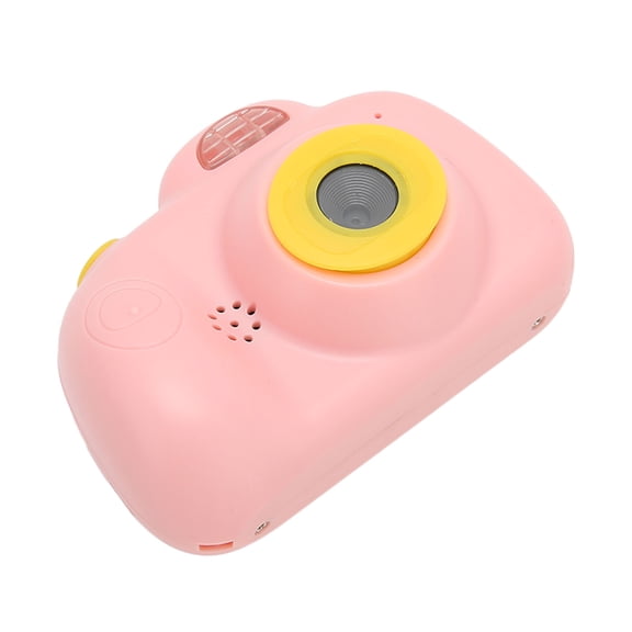 Yajisi Kids Selfie Camera 2.4 Inches Rechargeable Digital Toy Camera with Storage Card for Boys and Girls, 1080P HD Resolution, Portable and Lightweight Kit, Includes Lanyard and Cable, Pink