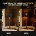 thumbnail image 6 of SWAIFDEE Octagon Metal Lampshade For Table Lamp And Floor Lamp Shade,Large Lamp Shades Fits for Living Room Bedroom light7.9x13.8x8.7", 6 of 7
