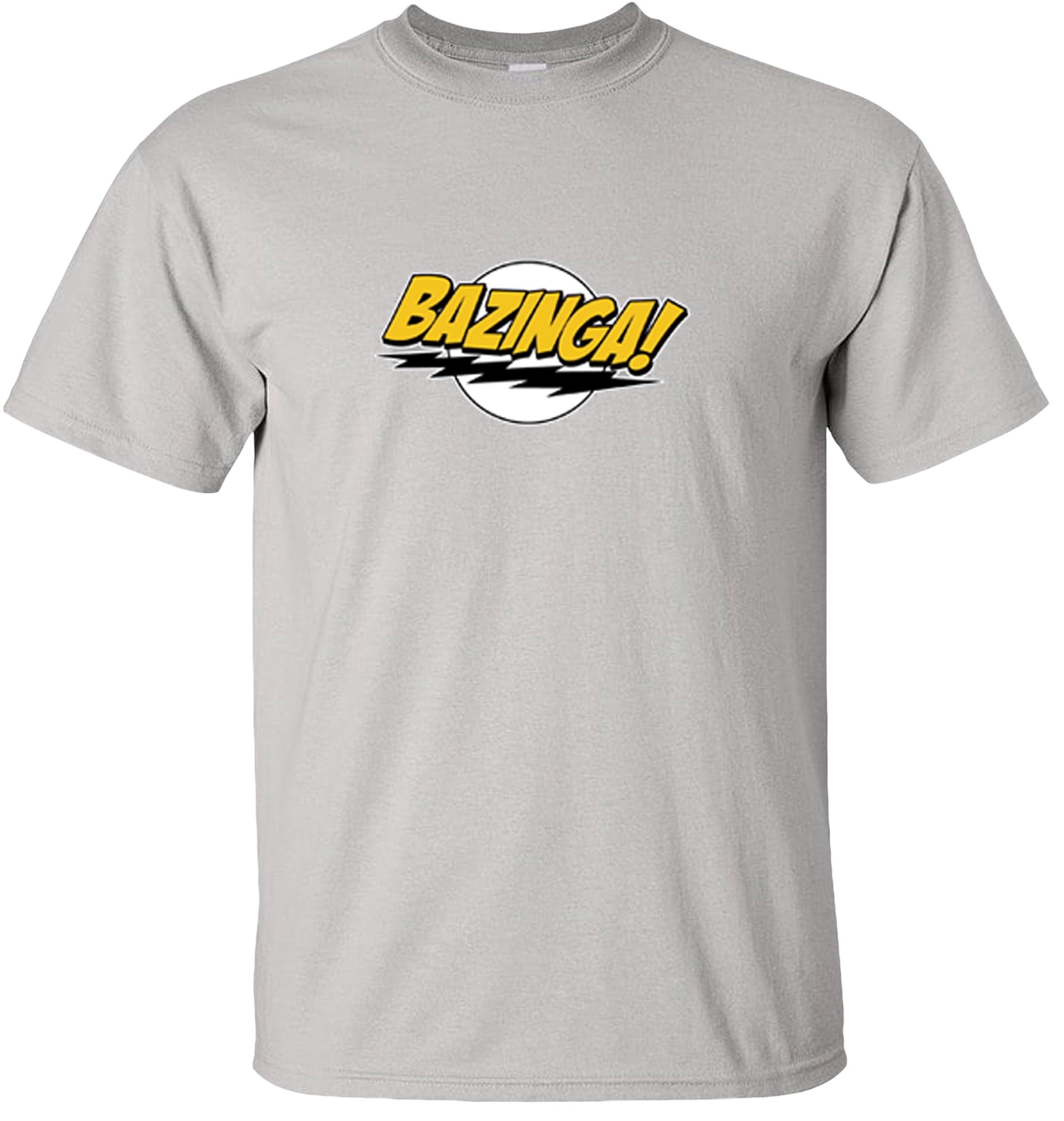 NEW BAZINGA THE BIG BANG THEORY SHELDON T-Shirts Small to 5XL BLACK or WHITE 