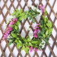 thumbnail image 3 of Mdesiwst 200CM Artificial Wisteria Flower Garland Wedding Garden Indoor Outdoor Wall Hanging Faux Climbing Floral Greenery Drooping Ivy Decoration, 3 of 6