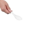 thumbnail image 6 of White Plastic Wave Spoon - 5" x 1 1/2" - 100 count box, 6 of 10