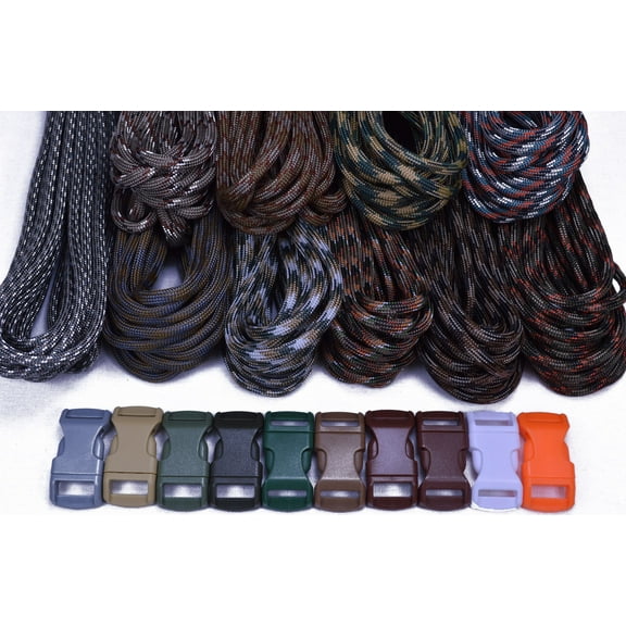 Bored Paracord Brand Paracord Starter Kit - Camo Man Combo Kit