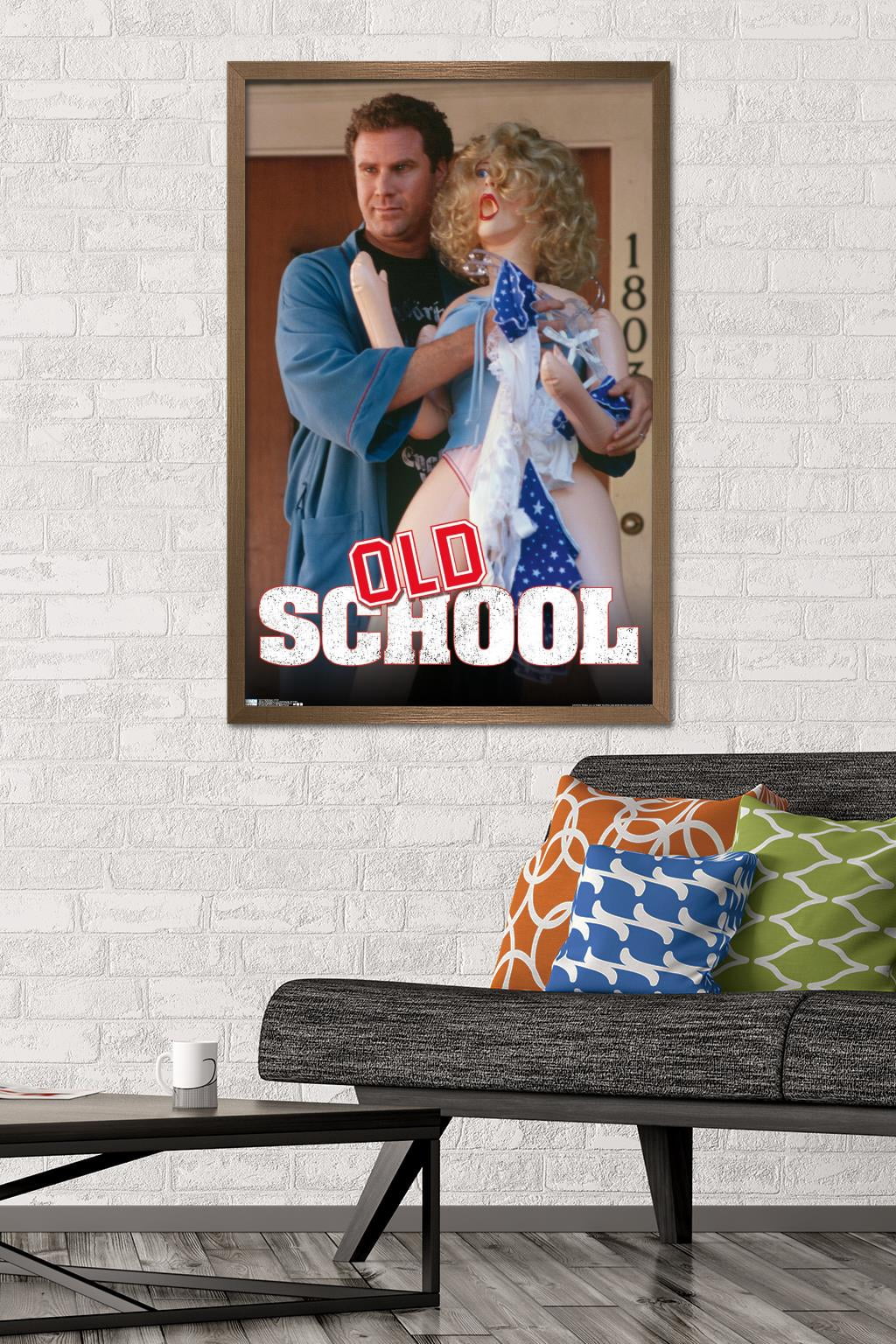 Old School - Frank Wall Poster, 22.375" x 34", Framed