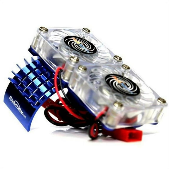 Power Hobby Aluminum Cooling Fan Slash 4Wd Blue
